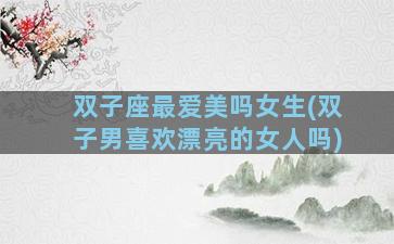 双子座最爱美吗女生(双子男喜欢漂亮的女人吗)